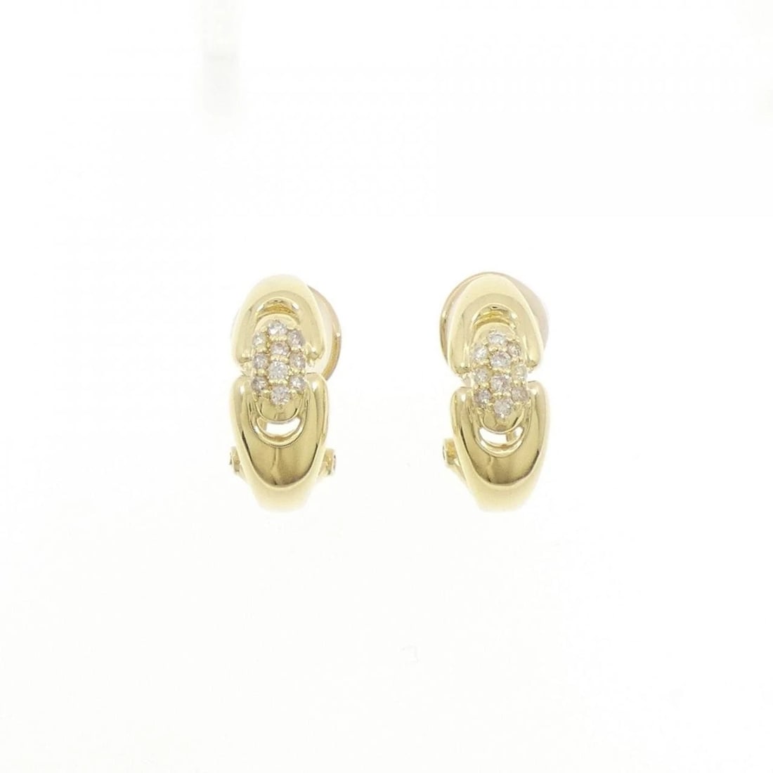 K18YG DIAMOND PIERCE: K18YG Diamond Pierce Brand: Unbranded Type/Style: Diamond Pierce/Earring Material: K18YG, Main Stone/Creation Natural Color: YG Size: 42cmActual Size Pendant length approx. x width approx.: