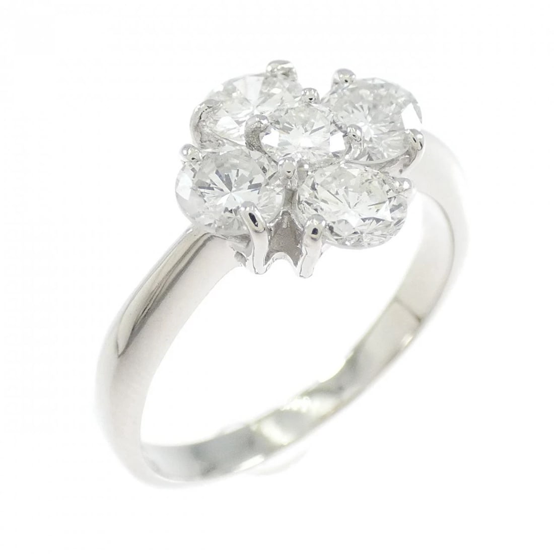 PT900 DIAMOND RING: PT900 Diamond Ring Brand: Unbranded Type/Style: Diamond Ring Material: Platinum900, Color: Platinum Size: US 5 1/4 Accessories: None Accessories Notice: When purchasing pre-owned goods, pl