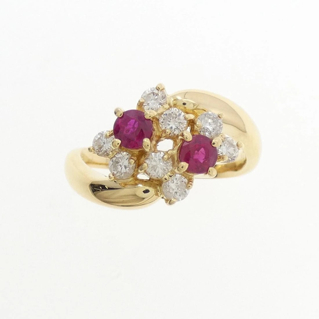 18K YELLOW GOLD RUBY RING (1 of 2)