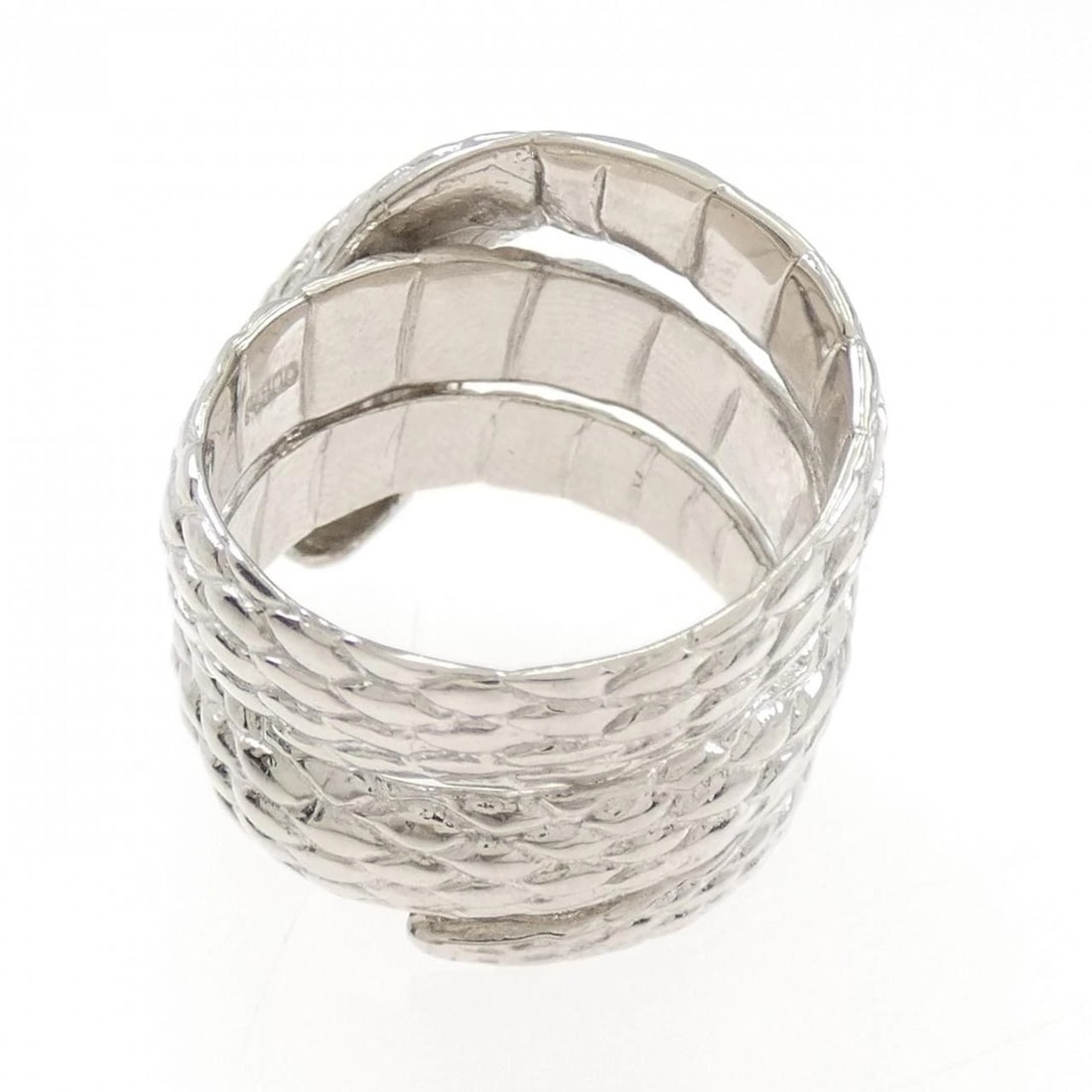 PT900 SNAKE DIAMOND RING - 3