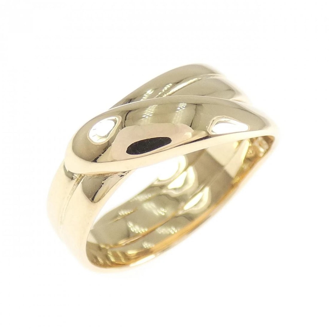 K18YG RING: K18YG ring Brand: Unbranded Type/Style: Ring Material: K18YG, Color: YG Size: US 6 3/4 Accessories: None Accessories Notice: When purchasing pre-owned goods, please refer to the photos of the items
