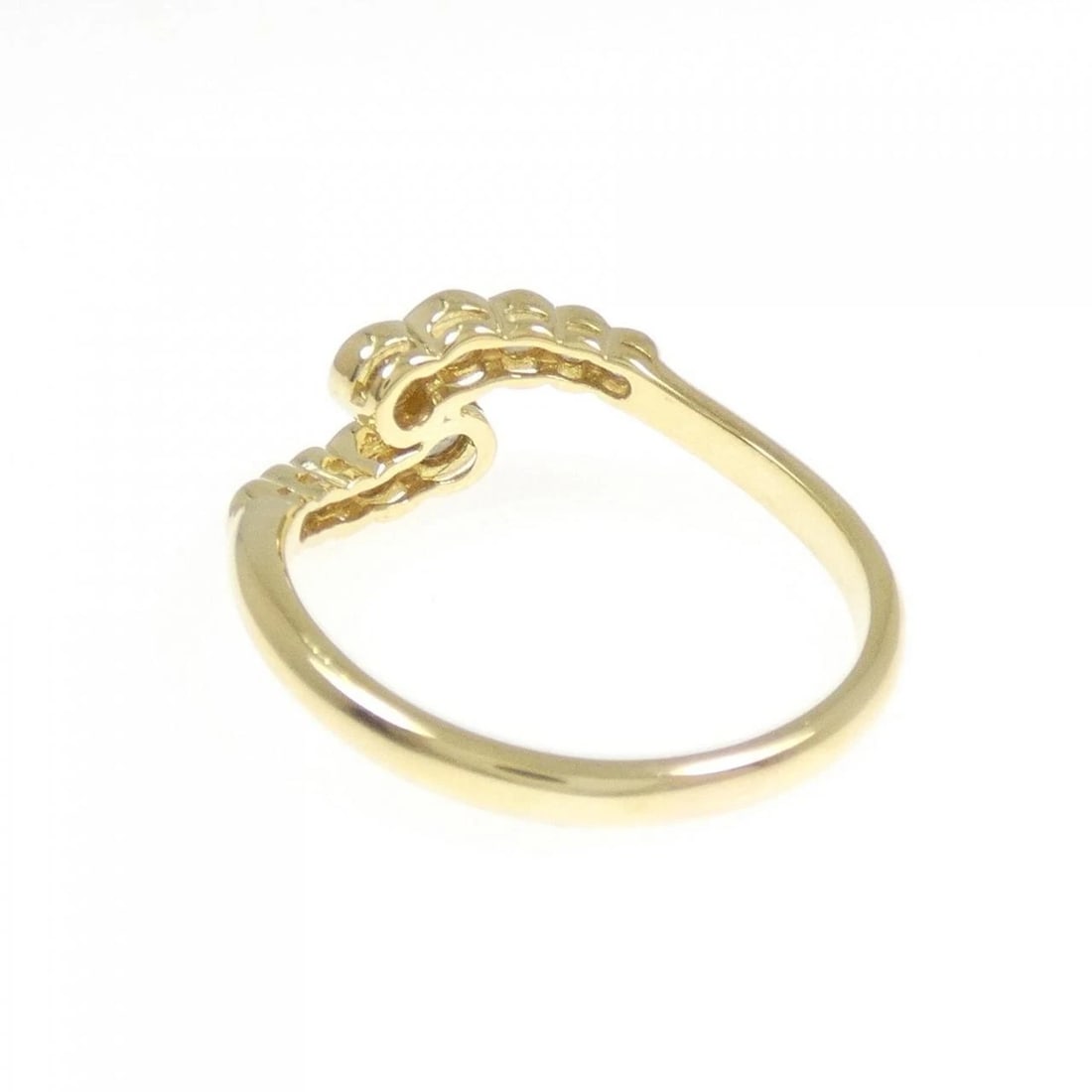 K18YG DIAMOND RING - 3