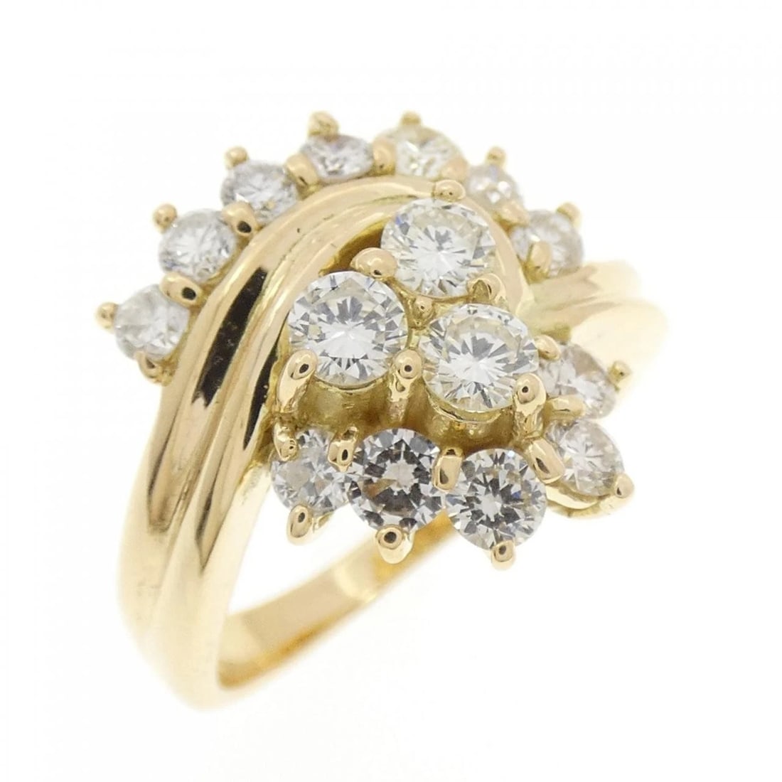 K18YG DIAMOND RING (1 of 3)