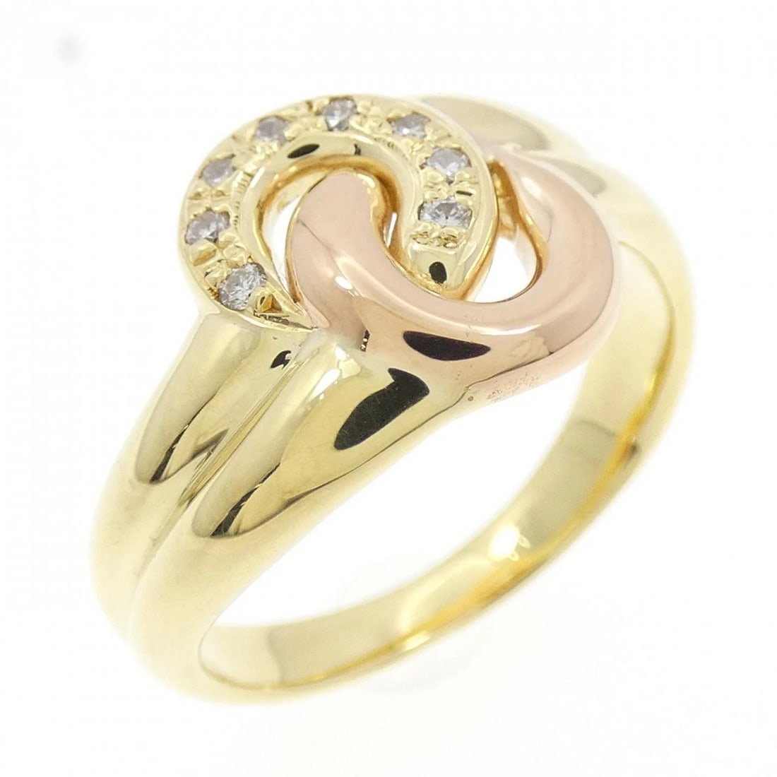 K18YG/K18PG DIAMOND RING (1 of 2)