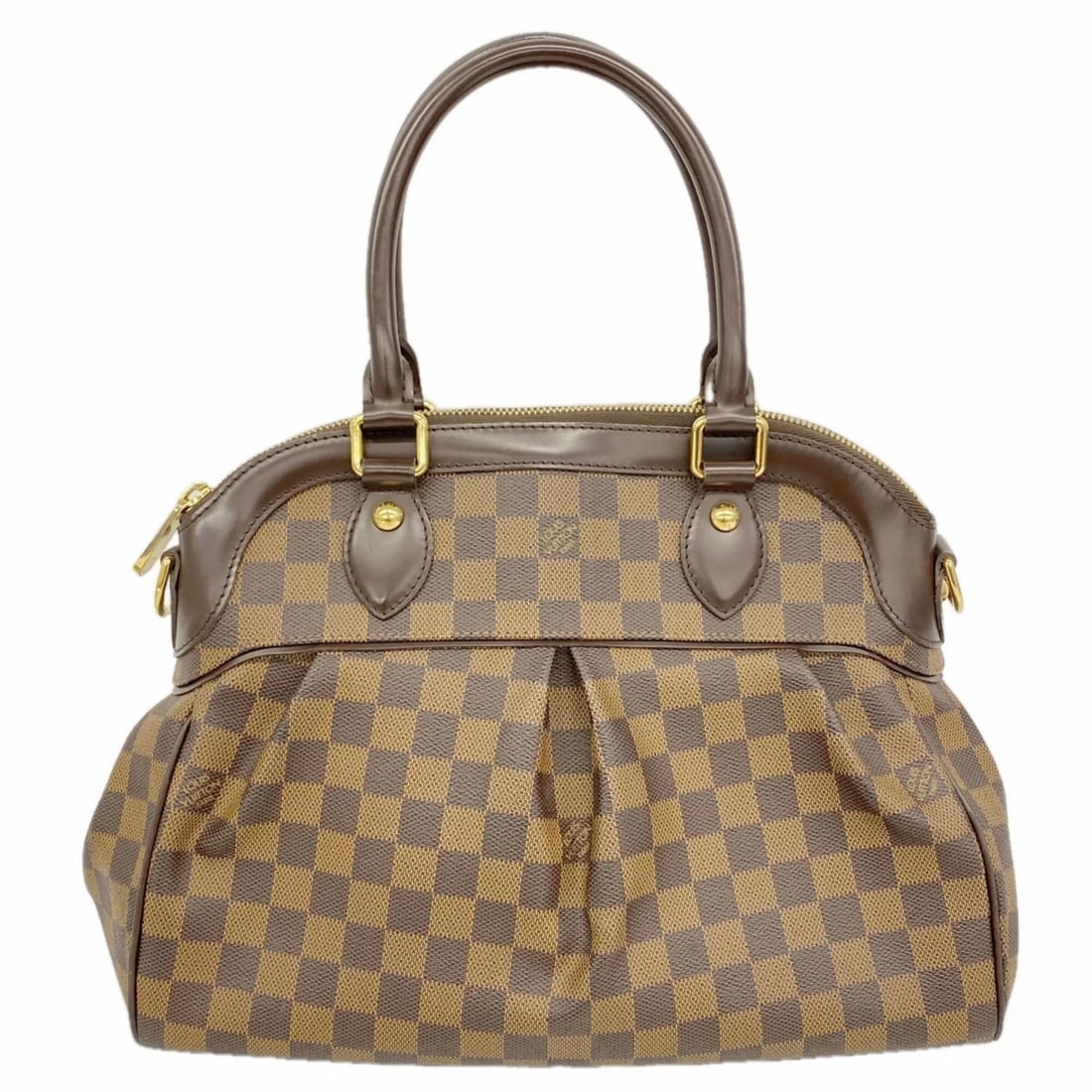 LOUIS VUITTON DAMIER TREVI PM HANDBAG EBENE (1 of 4)