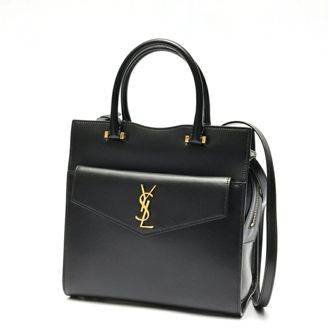 SAINT LAURENT UPTOWN SMALL HANDBAG KATAOSHI LEATHER (1 of 4)