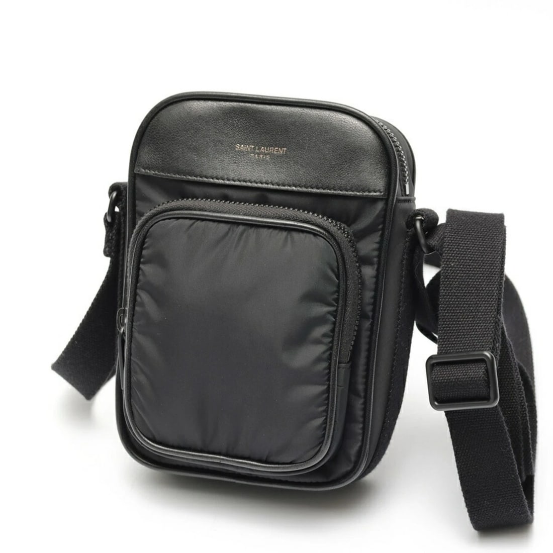 SAINT LAURENT CITY MINI CAMERA BAG SHOULDER NYLON LEATHER BLACK: Saint Laurent City Mini Camera Bag Shoulder Nylon Leather Black Brand: Saint Laurent Type/Style: Shoulder bag Material: Leather Color: Black Size: (HxWxD)18.5cm x 14cm x 5cm / 7.28'' x 5.51'' x 1.96''