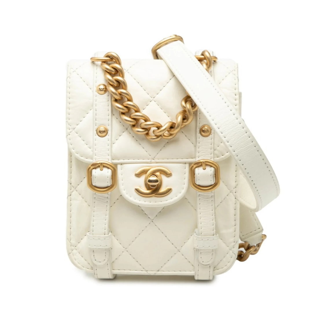 CHANEL COCO MARK MATELASSE CHAIN SHOULDER BAG HANDBAG 2WAY: Chanel Coco Mark Matelasse Chain Shoulder Bag Handbag 2WAY Brand: Chanel Type/Style: Handbag, Shoulder bag Material: Leather Color: White Size: (HxWxD)17cm x 13.5cm x 4.5cm / 6.69'' x 5.31'' x 1.77'' 