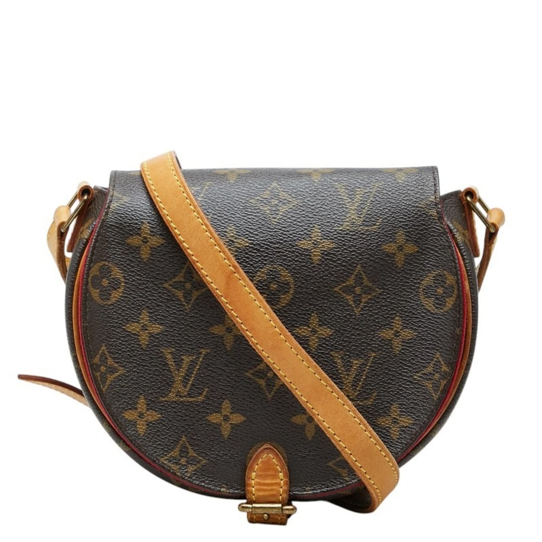LOUIS VUITTON MONOGRAM TAMBOURIN CROSSBODY SHOULDER BAG: Louis Vuitton Monogram Tambourin Crossbody Shoulder Bag Brand: Louis Vuitton Type/Style: Shoulder bag Material: PVC,Leather Color: Brown Size: (HxWxD)16cm x 18cm x 8cm / 6.29'' x 7.08'' x 3.14''