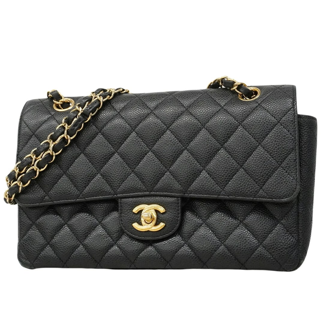 CHANEL MATELASSE SHOULDER BAG, DOUBLE FLAP, CHAIN (1 of 4)