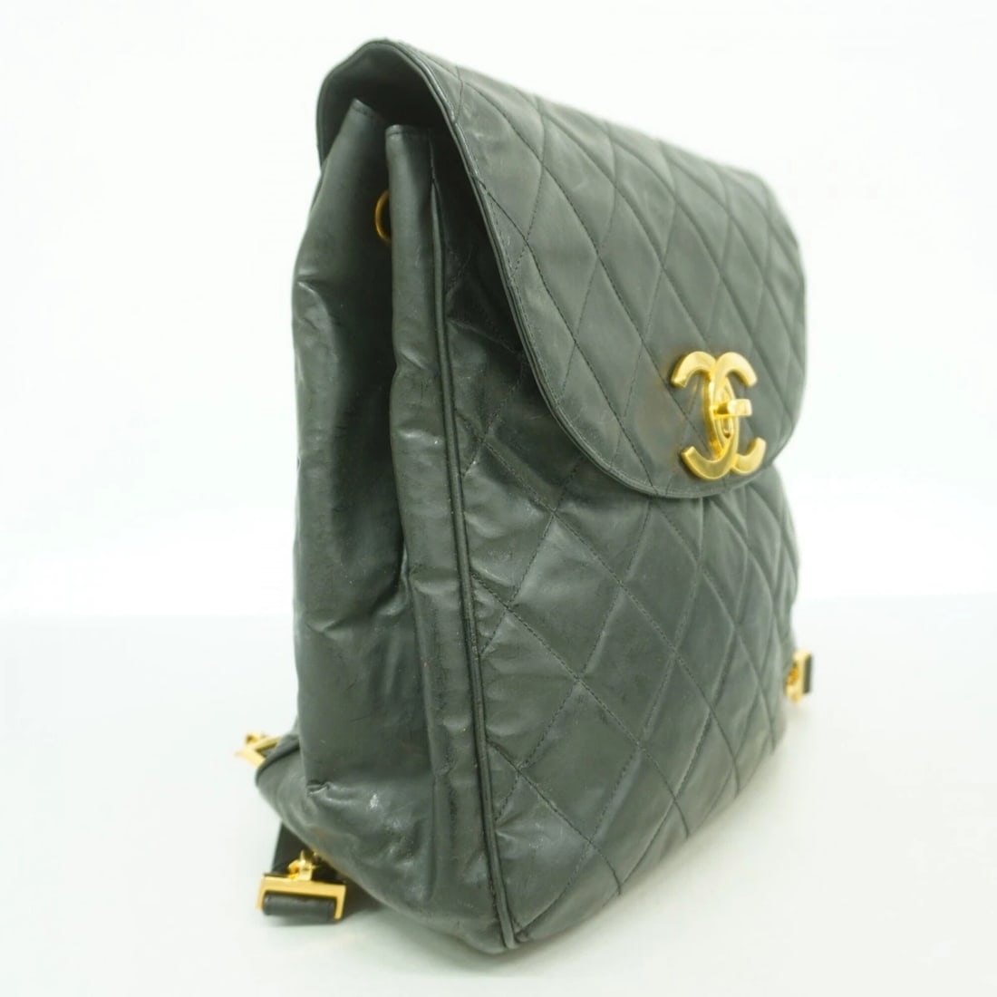 CHANEL MATELASSE BACKPACK/DAYPACK, LARGE COCO DESIGN - 2