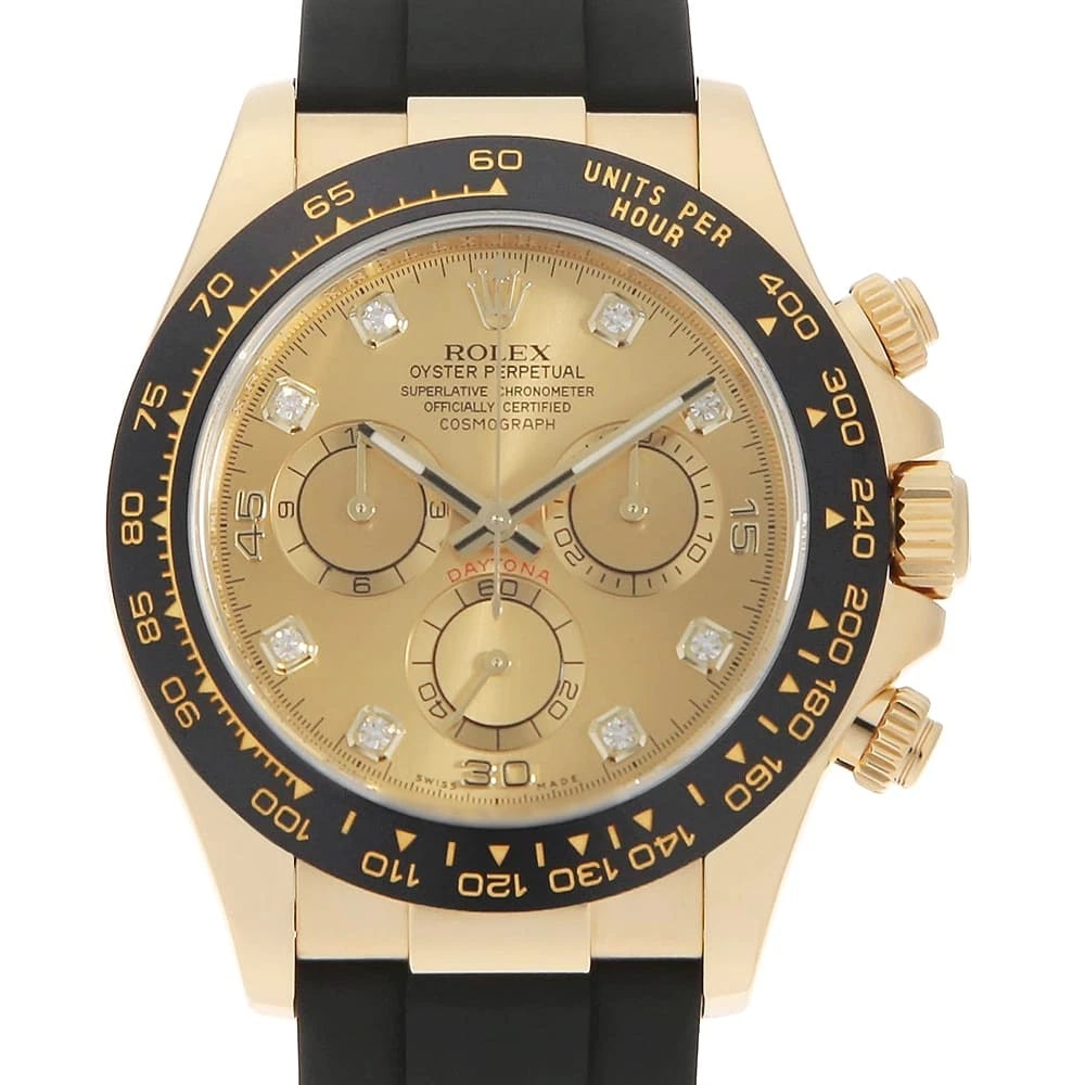 ROLEX COSMOGRAPH DAYTONA DIAMOND CHAMPAGNE WATCH (1 of 3)
