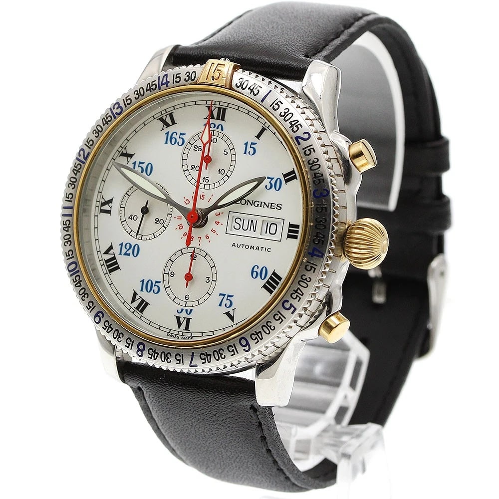 LONGINES LINDBERG CHRONOGRAPH DATE AUTOMATIC WATCH - 2