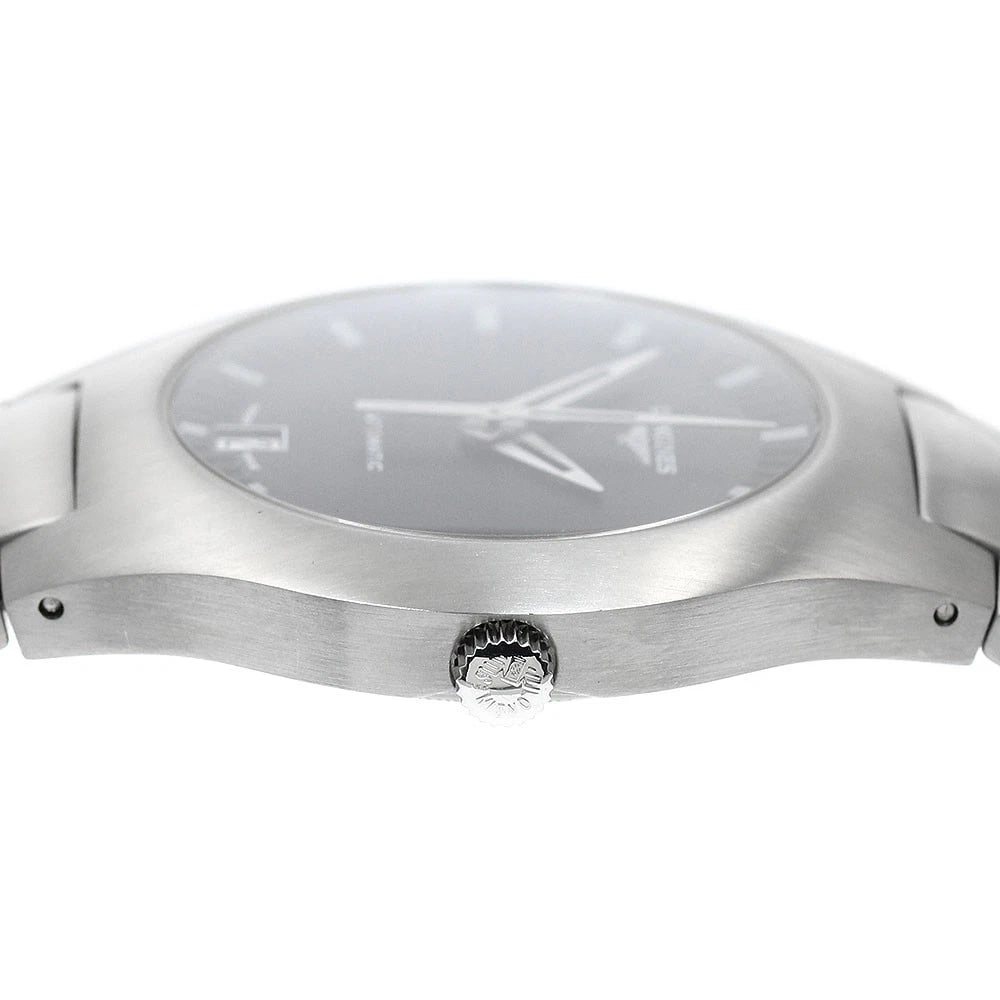 LONGINES OPPOSITION DATE BLACK AUTOMATIC WATCH - 3