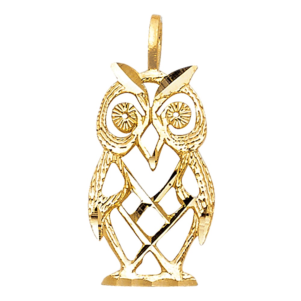 14KY OWL PENDANT (1 of 4)
