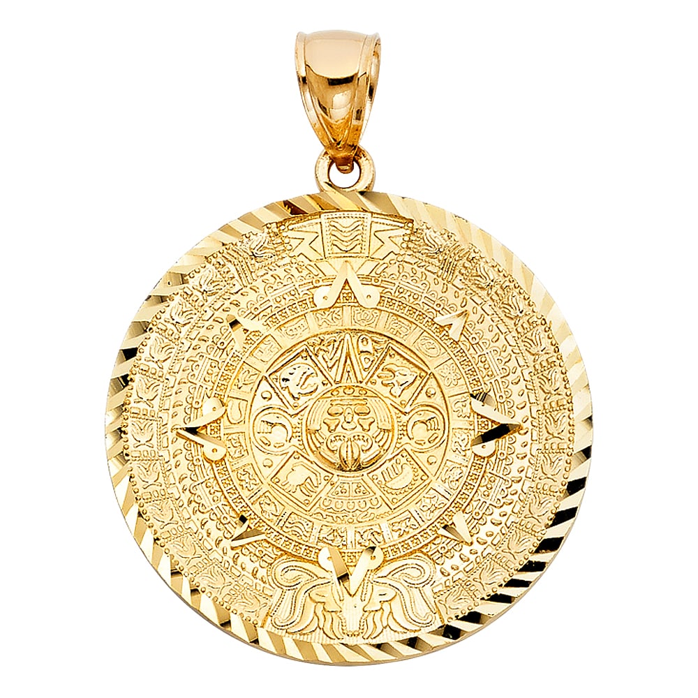 14KY CALENDARIO AZTECA PENDANT (1 of 4)