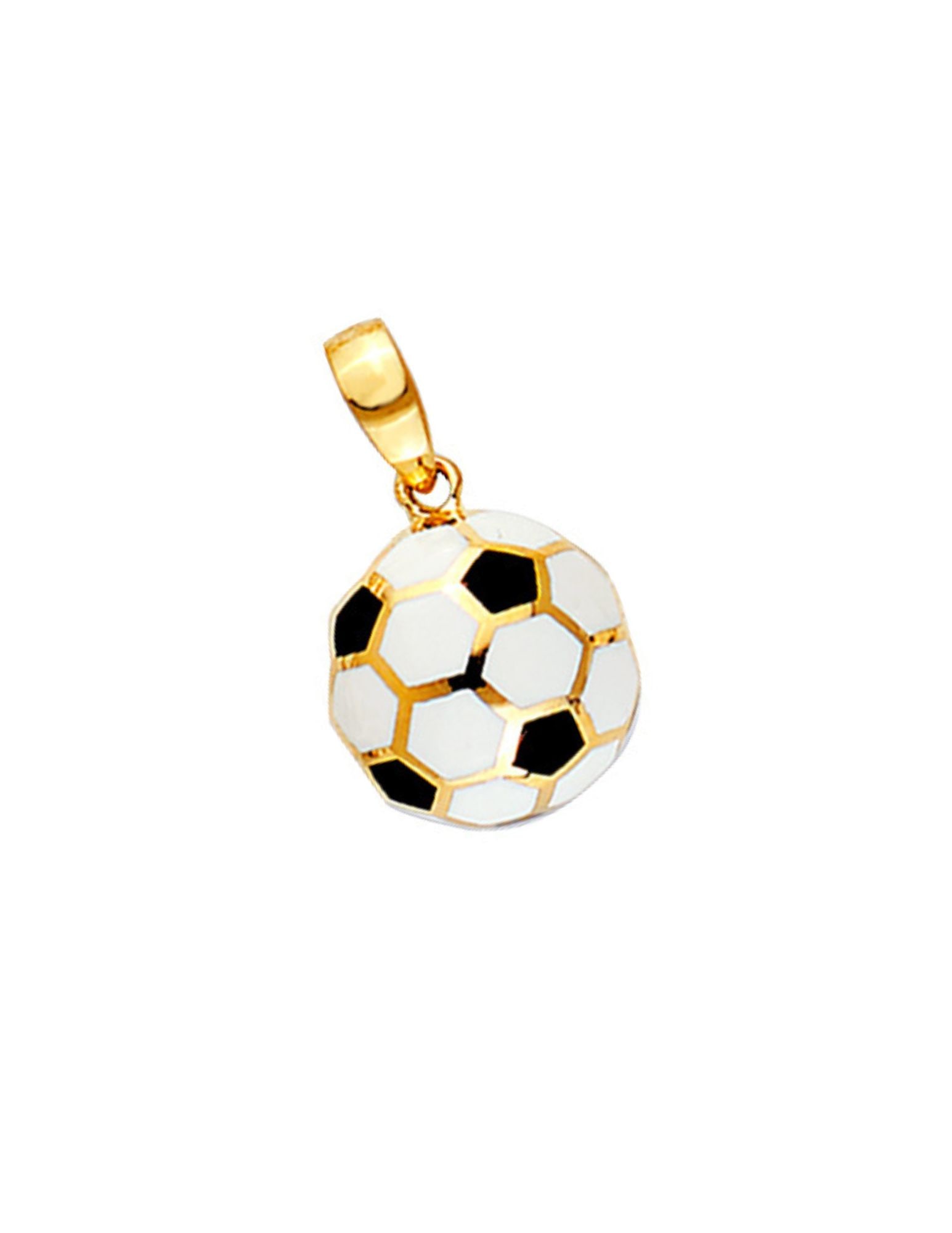14KY ENAMEL SOCCER BALL (TRADITONAL) - 5
