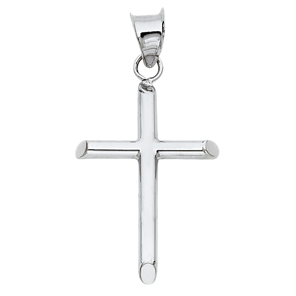 14KY CROSS PENDANT: 14KY Cross Pendant Type: Pendant Material Type: 14k Gold Material Color: Yellow Avg. Weight: 0.73 Gr. Size: Height : 25 mm,Width : 15 mm Accessories: None Notice: When purchasing pre-owned goods,