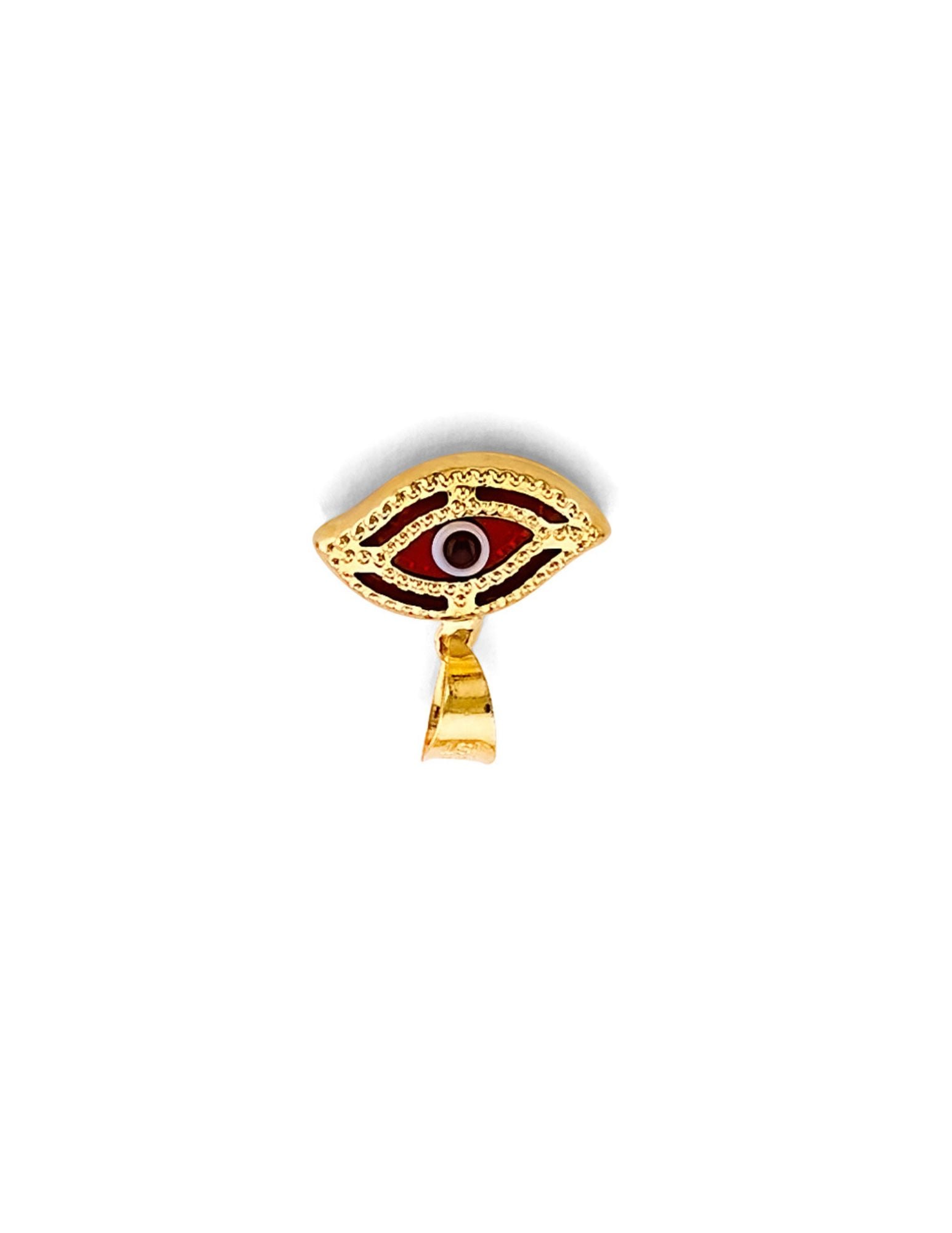 14KY EVIL EYE PENDANT - 3