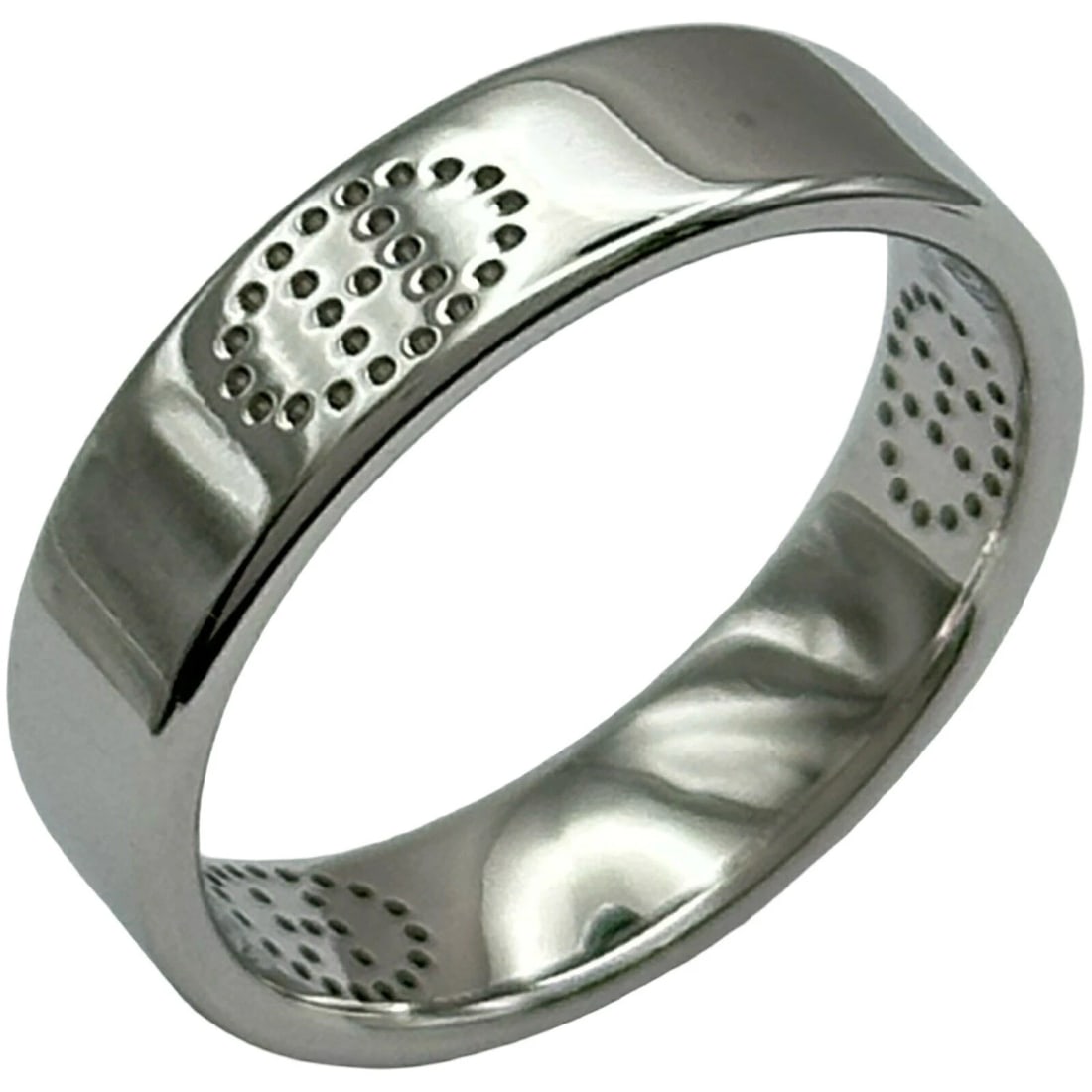 HERMES ECLIPSE RING WHITE GOLD 18K JEWELRY: Hermes Eclipse Ring White Gold 18K Jewelry Brand: Hermes Type/Style: Ring Material: 18K WG Color: WG Size: 8.5 US Accessories: None Accessories Notice: When purchasing pre-owned goods, ple