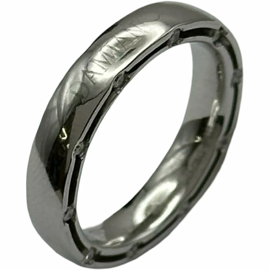 DAMIANI D SIDE RING WHITE GOLD 18K DIAMOND JEWELRY: Damiani D Side Ring White Gold 18K Diamond Jewelry Brand: Damiani Type/Style: Ring Material: 18K WG Color: WG Size: 5 US Accessories: None Accessories Notice: When purchasing pre-owned goo