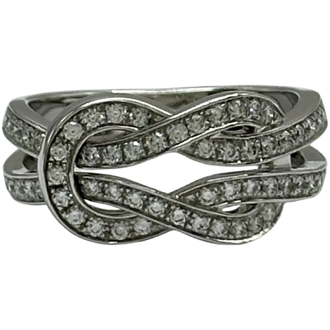 FRED CHANCE INFINI RING WHITE GOLD 18K DIAMOND JEWELRY (1 of 4)