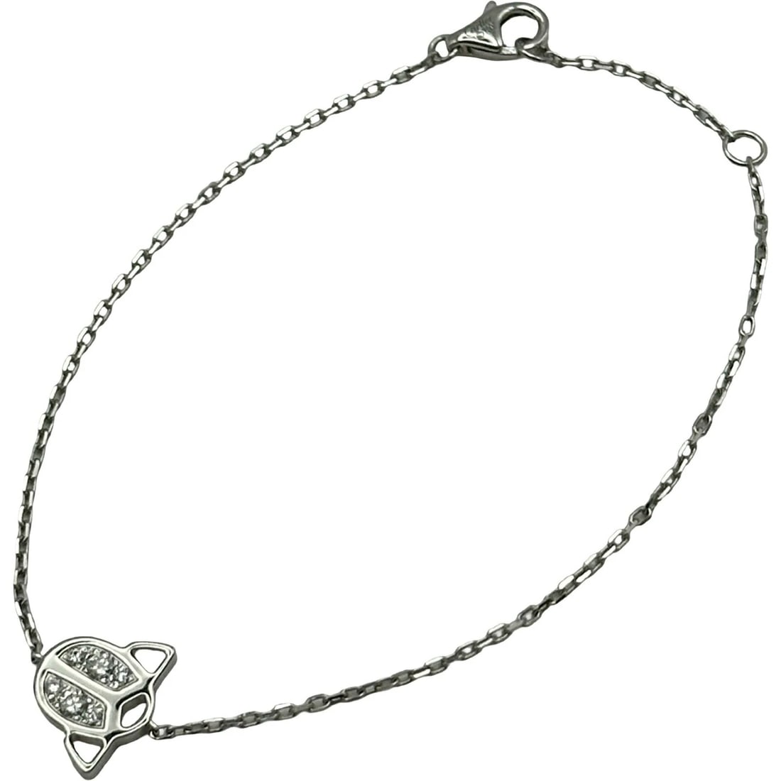 CARTIER SCARAB BRACELET WHITE GOLD 750 DIAMOND JEWELRY: Cartier Scarab Bracelet White Gold 750 Diamond Jewelry Brand: Cartier Type/Style: Bracelet Material: 18K WG Color: WG Size: Size Height: approx. 12.0mm Width: approx. 12.1mm Arm circumference: