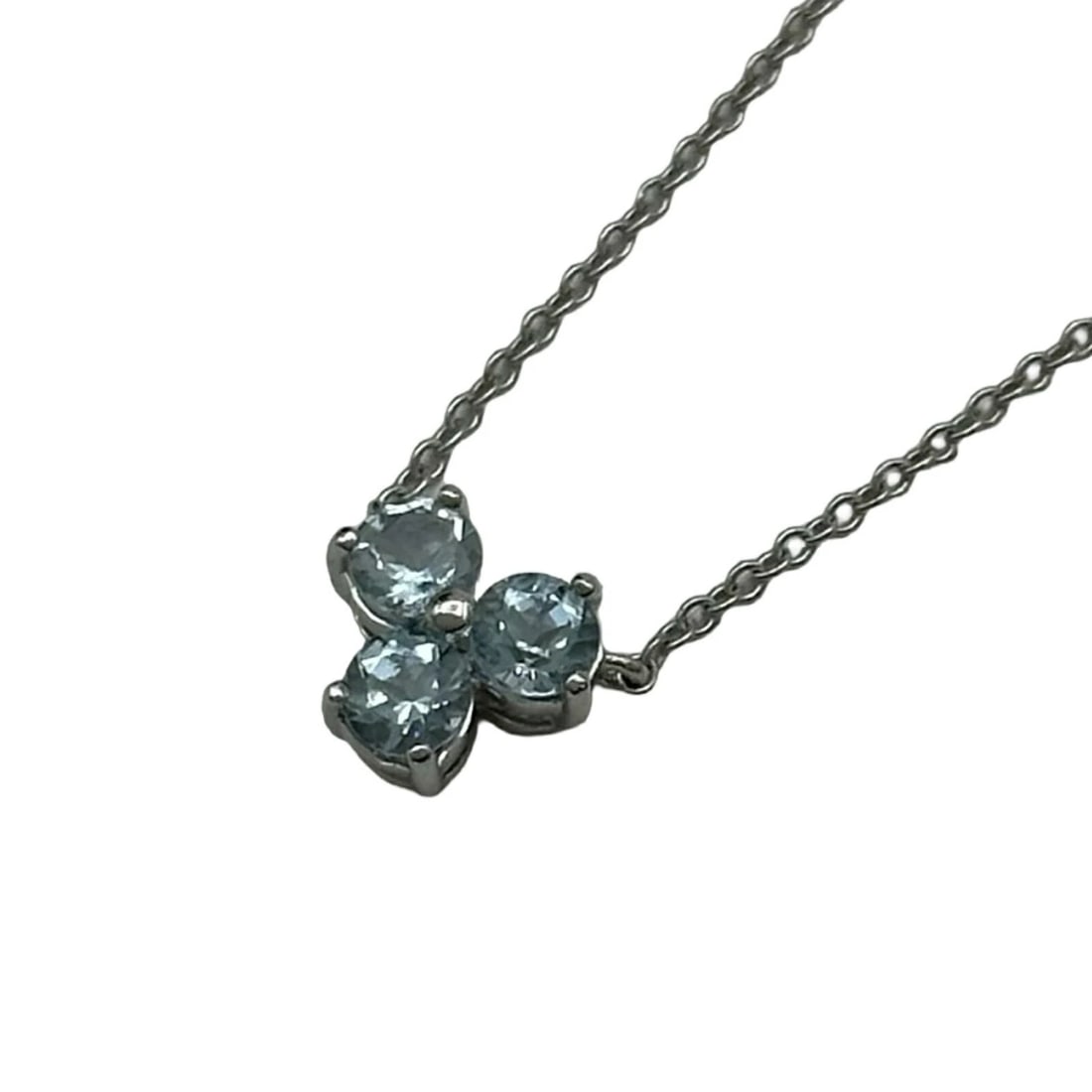 TIFFANY & CO. ARIA NECKLACE WHITE GOLD 750 JEWELRY: Tiffany & Co. Aria Necklace White Gold 750 Jewelry Brand: Tiffany & Co. Type/Style: Necklace Material: 18K WG Color: WG Size: Size Height: approx. 7.3mm Width: approx. 8.3mm Total length: approx. 40.5