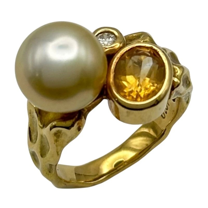 TASAKI RING GOLD 18K JEWELRY: Tasaki Ring Gold 18K Jewelry Brand: Tasaki Type/Style: Ring Material: 18K YG Color: YG Size: 6.5 US Accessories: None Accessories Notice: When purchasing pre-owned goods, please refer to the photos