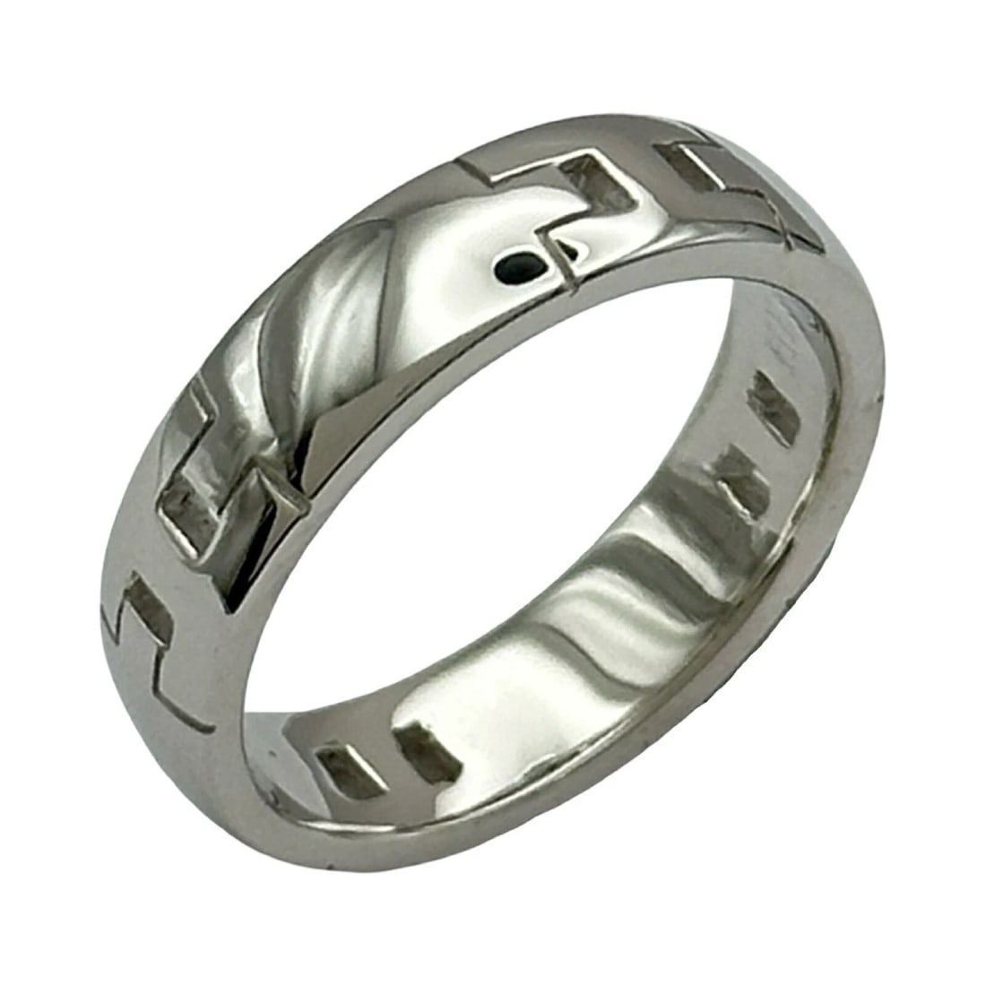 HERMES HERCULES RING WHITE GOLD 18K JEWELRY (1 of 3)