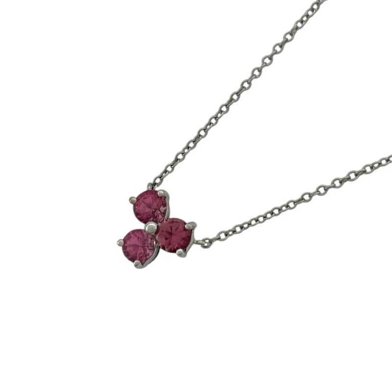TIFFANY & CO. ARIA NECKLACE WHITE GOLD 750 JEWELRY: Tiffany & Co. Aria Necklace White Gold 750 Jewelry Brand: Tiffany & Co. Type/Style: Necklace Material: 18K WG Color: WG Size: Size Height: approx. 5.5mm Width: approx. 5.5mm Chain length: approx. 41cm