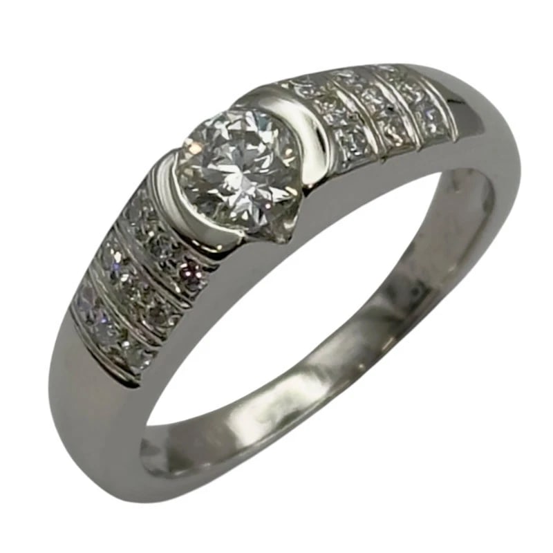 CHAUMET FIDELI DELI RING PLATINUM PT950: Chaumet Fideli Deli Ring Platinum Pt950 Brand: Chaumet Type/Style: Ring Material: Pt950 Color: PT Size: 5 US Accessories: None Accessories Notice: When purchasing pre-owned goods, please r