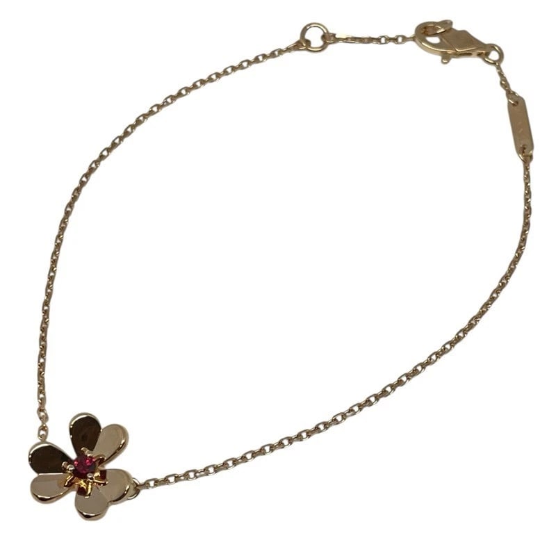 VAN CLEEF & ARPELS FRIVOLE MINI RUBY BRACELET - 2