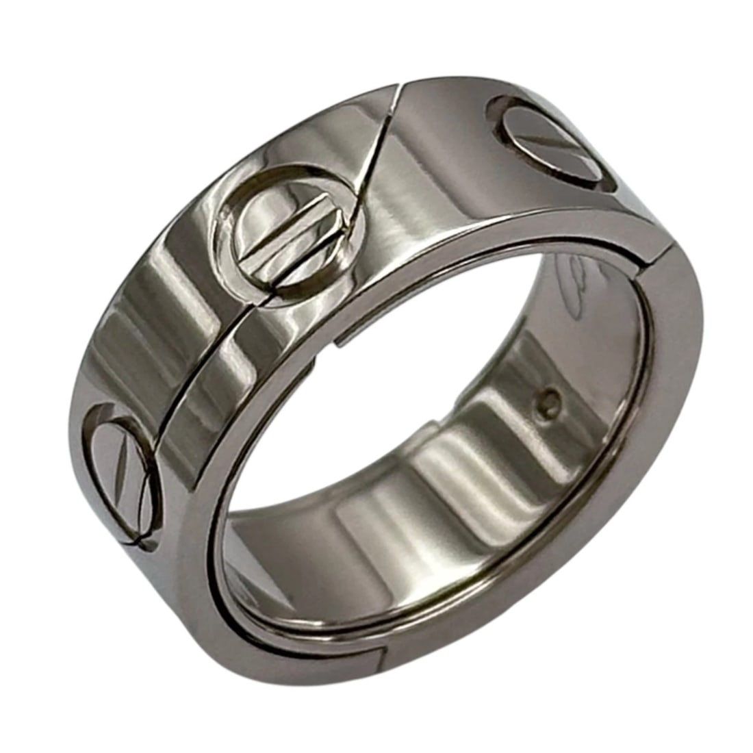 CARTIER ASTRO LOVE RING WHITE GOLD 18K JEWELRY: Cartier Astro Love Ring White Gold 18K Jewelry Brand: Cartier Type/Style: Ring Material: 18K WG Color: WG Size: 5.5 US Accessories: None Accessories Notice: When purchasing pre-owned goods, please