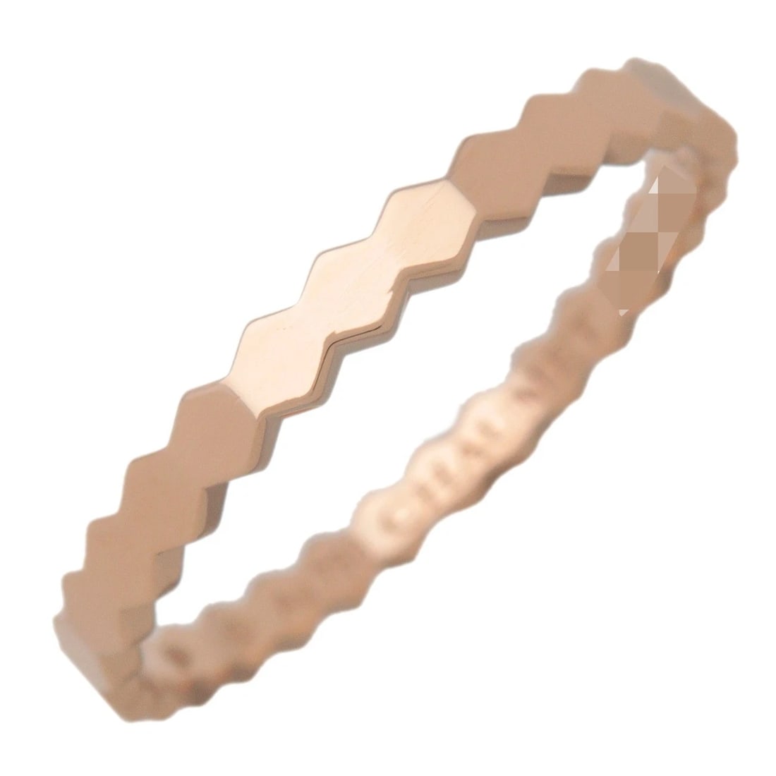 CHAUMET B DE CHAUMET B MY LOVE HONEYCOMB RING 18K PINK GOLD: Chaumet B de Chaumet B My Love Honeycomb Ring 18K Pink Gold Brand: Chaumet Type/Style: Ring Material: 18K PG Color: PG Size: 8.5 US Accessories: None Accessories Notice: When purchasing pre-owned
