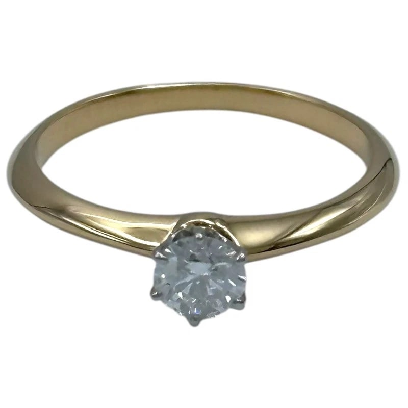 TIFFANY & CO. SOLITAIRE RING - 2
