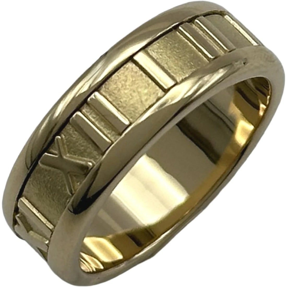 TIFFANY & CO. ATLAS RING GOLD 18K JEWELRY: Tiffany & Co. Atlas Ring Gold 18K Jewelry Brand: Tiffany & Co. Type/Style: Ring Material: 18K YG Color: YG Size: 7 US Accessories: None Accessories Notice: When purchasing pre-owned goods,