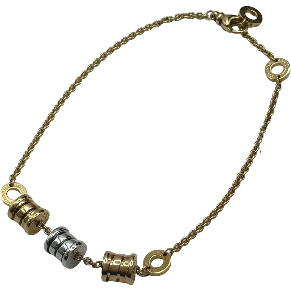 BVLGARI B-ZERO1 ELEMENT BRACELET GOLD/WHITE GOLD/PINK GOLD AU750 JEWELRY: Bvlgari B-Zero1 Element Bracelet Gold/White Gold/Pink Gold Au750 Jewelry Brand: Bvlgari Type/Style: Bracelet Material: K18 WG PG Color: WG PG Size: Size Height: approx. 6.9mm Width: approx. 3.0mm Tota