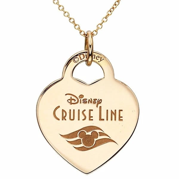 TIFFANY & CO. HEART TAG DISNEY COLLABORATION CRUISE 18K PG NECKLACE: Tiffany & Co. Heart Tag Disney Collaboration Cruise 18K PG Necklace Brand: Tiffany & Co. Type/Style: Necklace Material: 18K PG Color: PG Size: Size Length: Approx. 40cm/45cm Top: approx. W20mm x H25mm