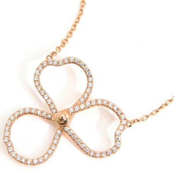 TIFFANY & CO. NECKLACE PAPER FLOWER DIAMOND NECKLACE PINK GOLD 18K PG: Tiffany & Co. Necklace Paper Flower Diamond Necklace Pink Gold 18K PG Brand: Tiffany & Co. Type/Style: Necklace Material: 18K PG Color: PG Size: Length: Chain total length: 51.0cm, Top: 20.6mm