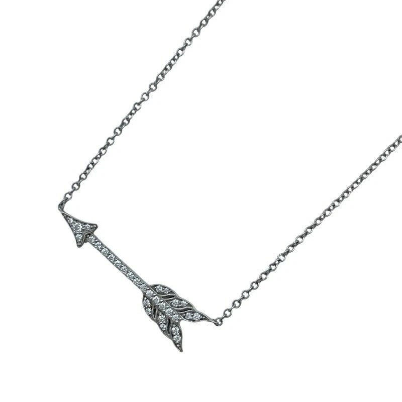TIFFANY & CO. GRAFFITI NECKLACE PLATINUM PT950: Tiffany & Co. Graffiti Necklace Platinum Pt950 Brand: Tiffany & Co. Type/Style: Necklace Material: Pt950 Color: PT Size: Size Height: approx. 6.1mm Width: approx. 25.2mm Chain length: approx. 38cm