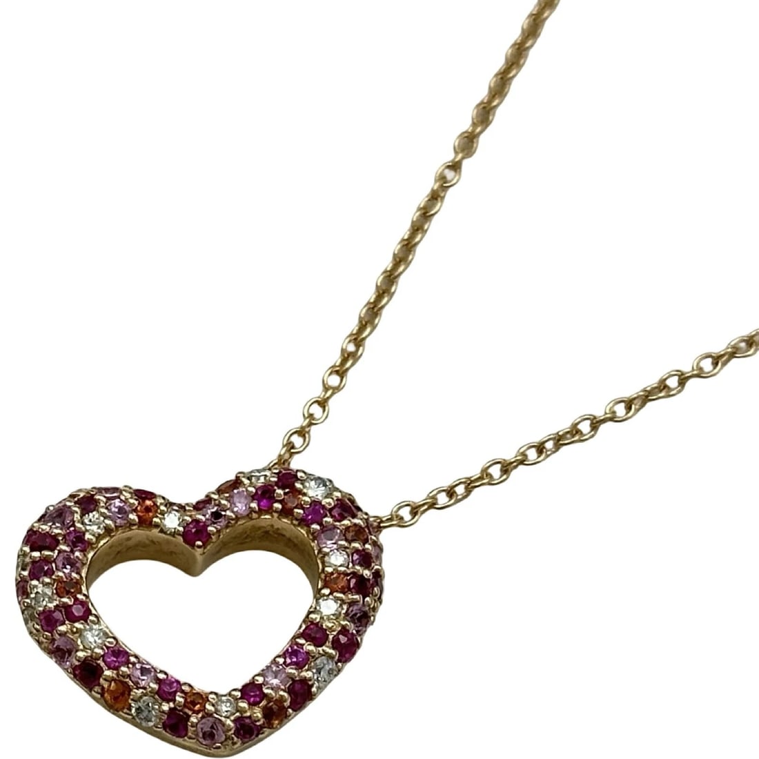 PONTE VECCHIO EMOZIONE NECKLACE GOLD 18K: Ponte Vecchio Emozione Necklace Gold 18K Brand: Ponte Vecchio Type/Style: Necklace Material: 18K PG Color: PG Size: Size Height: approx. 14.7mm Width: approx. 17.7mm Chain length: approx. 40cm Acc