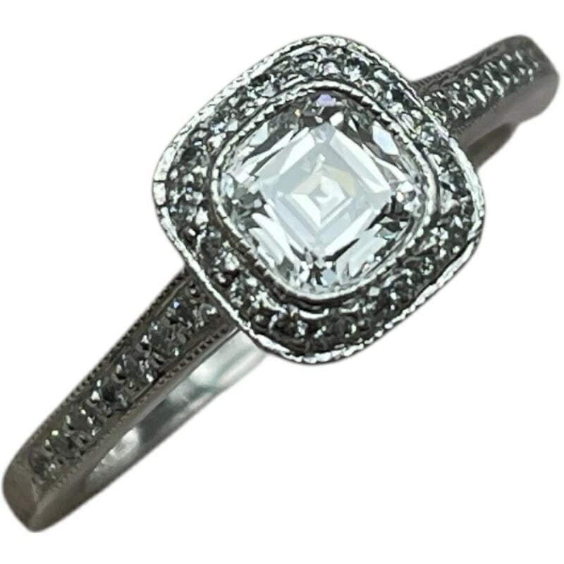 TIFFANY & CO. LEGACY DIAMOND RING PLATINUM PT950 JEWELRY: Tiffany & Co. Legacy Diamond Ring Platinum Pt950 Jewelry Brand: Tiffany & Co. Type/Style: Ring Material: Pt950 Color: PT Size: 3.5 US Accessories: None Accessories Notice: When purchasing
