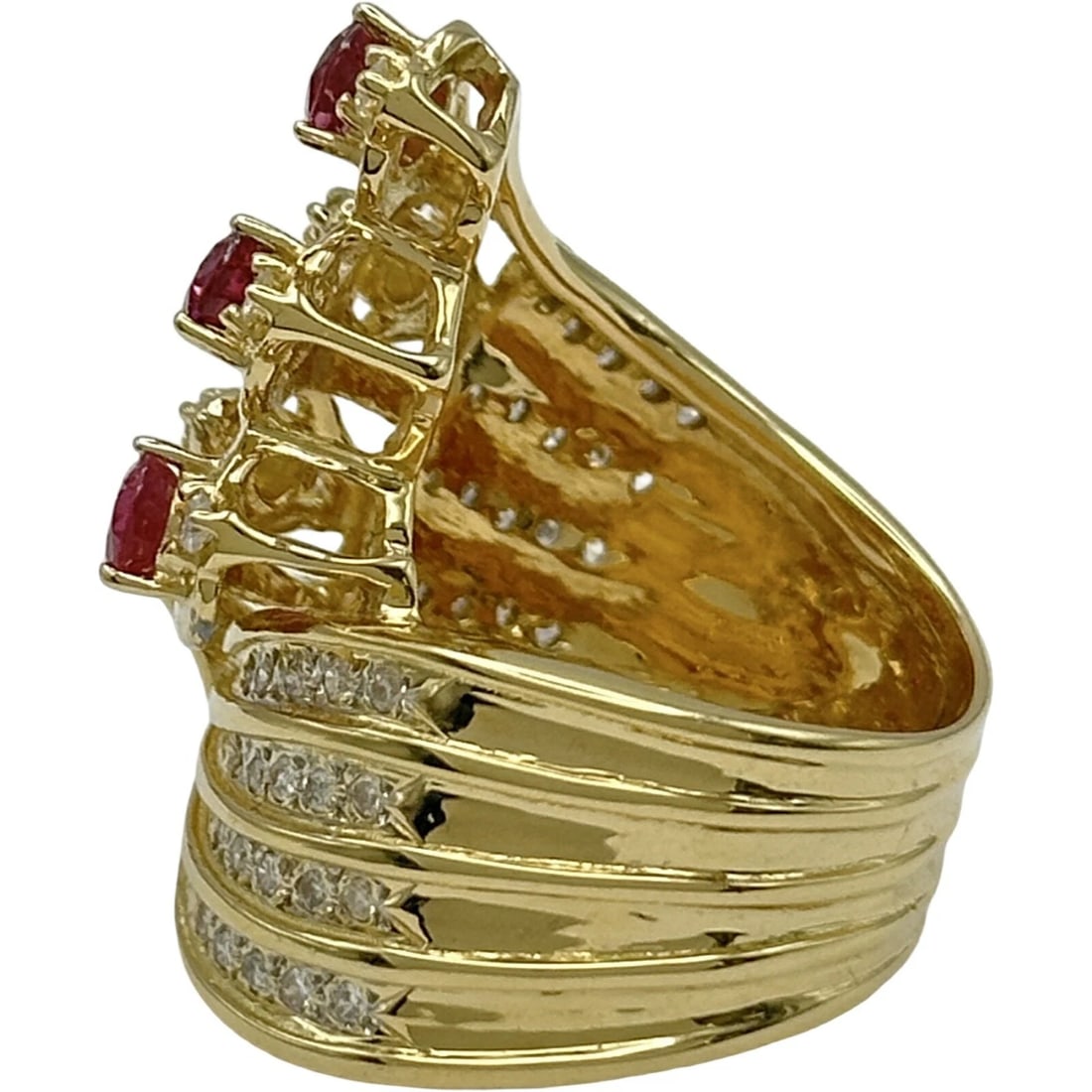 RUBY BIRD RING GOLD 18K RUBY ??JEWELRY - 5