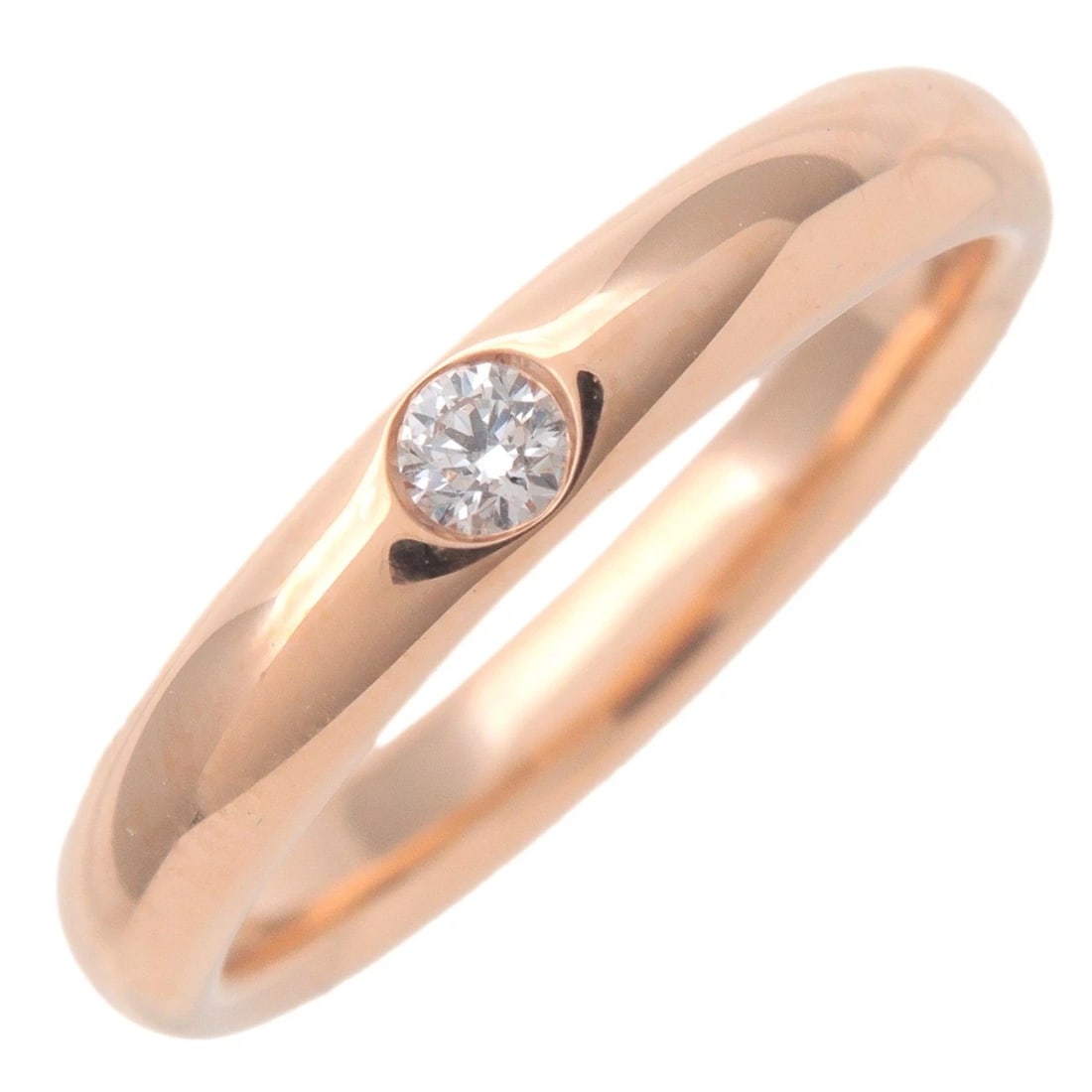 HARRY WINSTON ROUND CUT WEDDING RING DIAMOND: Harry Winston Round Cut Wedding Ring Diamond Brand: Harry Winston Type/Style: Ring Material: 18K PG Color: PG Size: 4 US Accessories: None Accessories Notice: When purchasing pre-owned goo