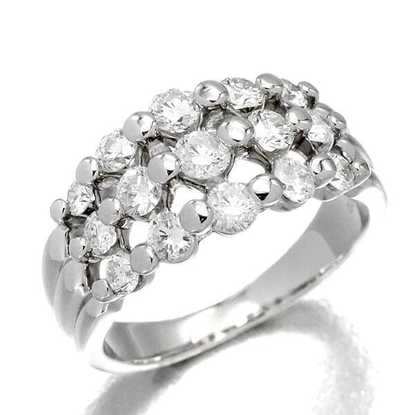 PLATINUM DIAMOND RING PT900: Platinum Diamond Ring Pt900 Brand: Unbranded Type/Style: Ring Material: Pt900 Color: PT Size: 7.5 US Accessories: None Accessories Notice: When purchasing pre-owned goods, please refer to