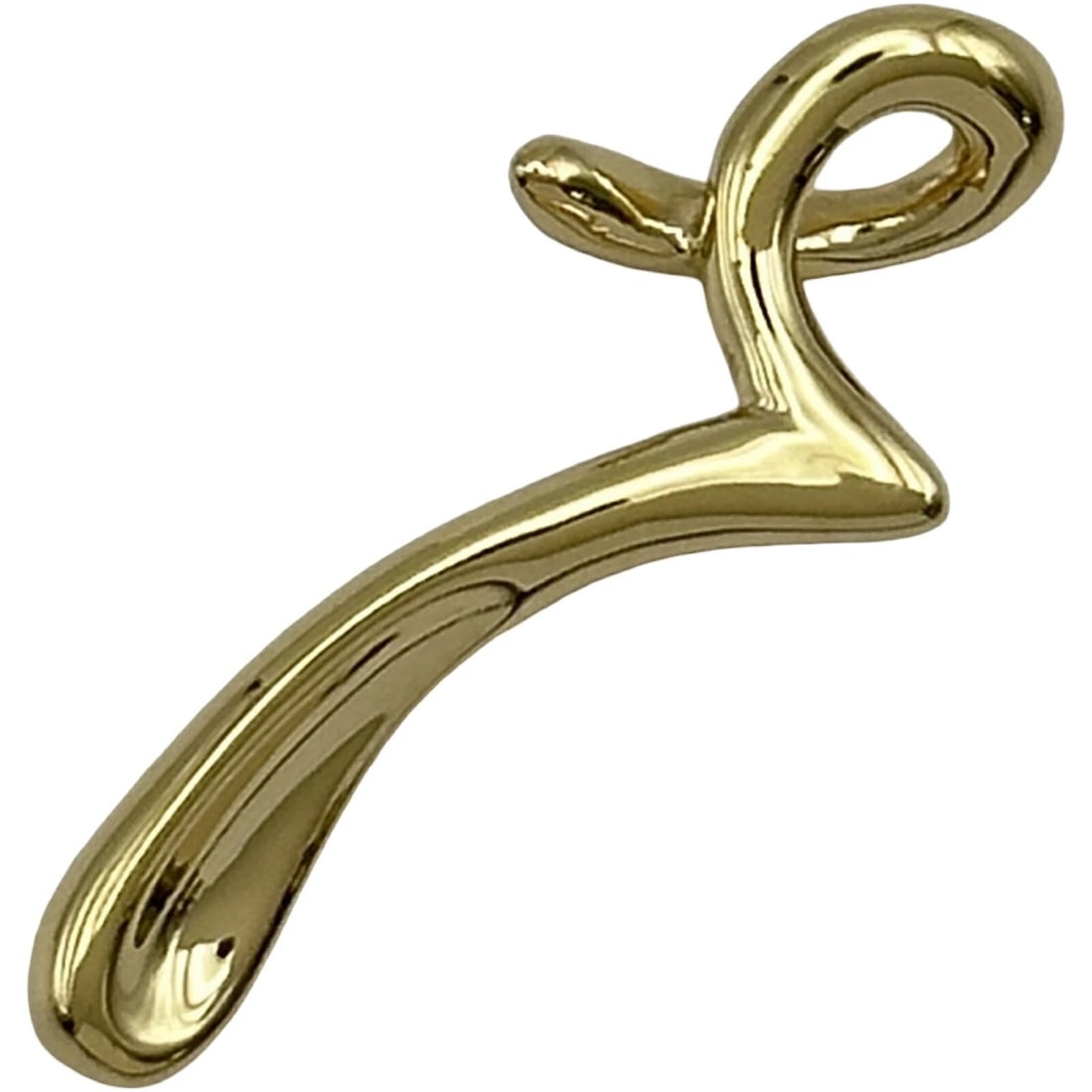 TIFFANY & CO. ALPHABET TOP GOLD 18K JEWELRY: Tiffany & Co. Alphabet Top Gold 18K Jewelry Brand: Tiffany & Co. Type/Style: Pendant Material: 18K YG Color: YG Size: Size Height: approx. 28.7mm Width: approx. 11.5mm Accessories: None Ac