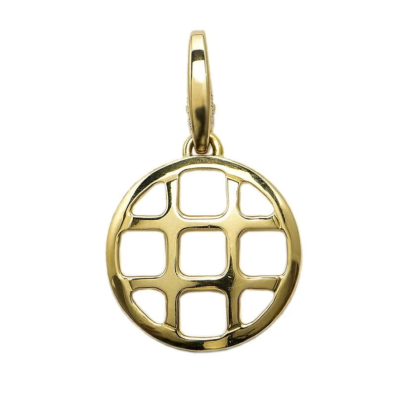 CARTIER PASHA GRID PENDANT TOP: Cartier Pasha Grid Pendant Top Brand: Cartier Type/Style: Pendant Material: 18K YG Color: YG Size: Size Motif 16.9mm x 28.0mm (including Vatican) Vatican inner diameter 3.6mm x 4.9mm Accessories: