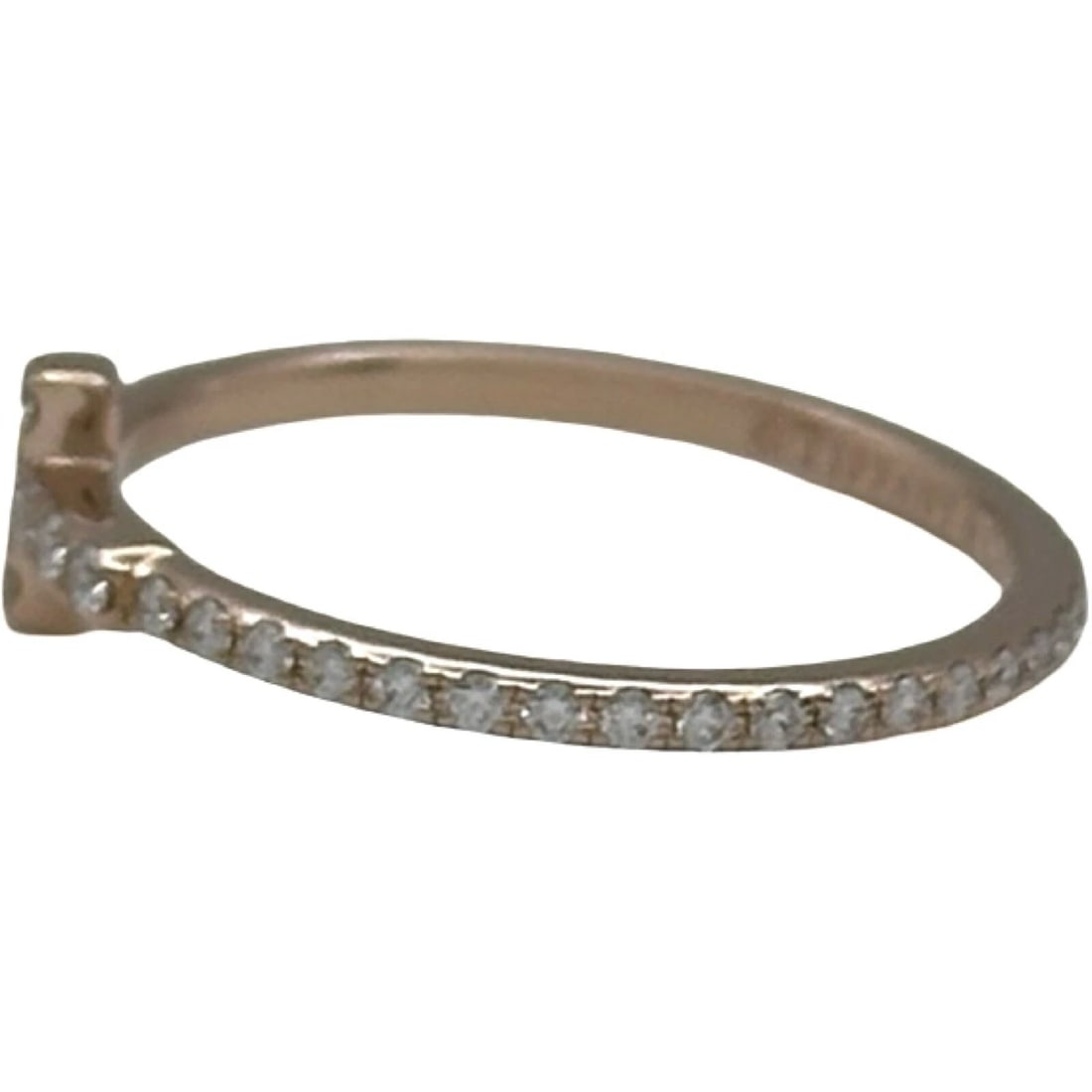 TIFFANY & CO. T WIRE BAND RING PINK GOLD JEWELRY: Tiffany & Co. T Wire Band Ring Pink Gold Jewelry Brand: Tiffany & Co. Type/Style: Ring Material: 18K PG Color: PG Size: 4 US Accessories: None Accessories Notice: When purchasing pre-owned