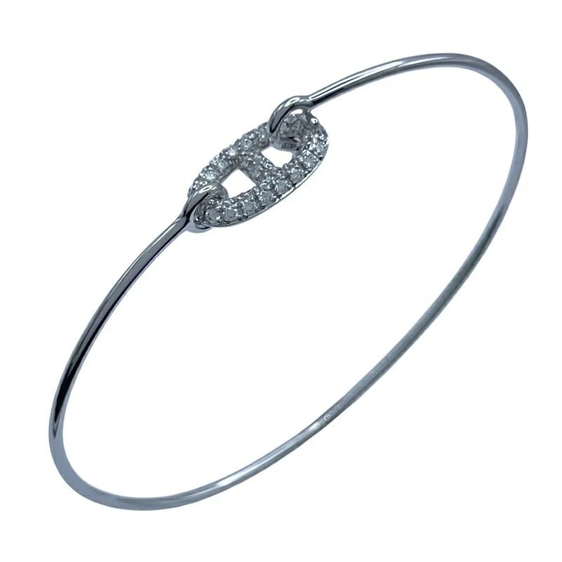 HERMES RONDO BRACELET WHITE GOLD 750 JEWELRY (1 of 3)